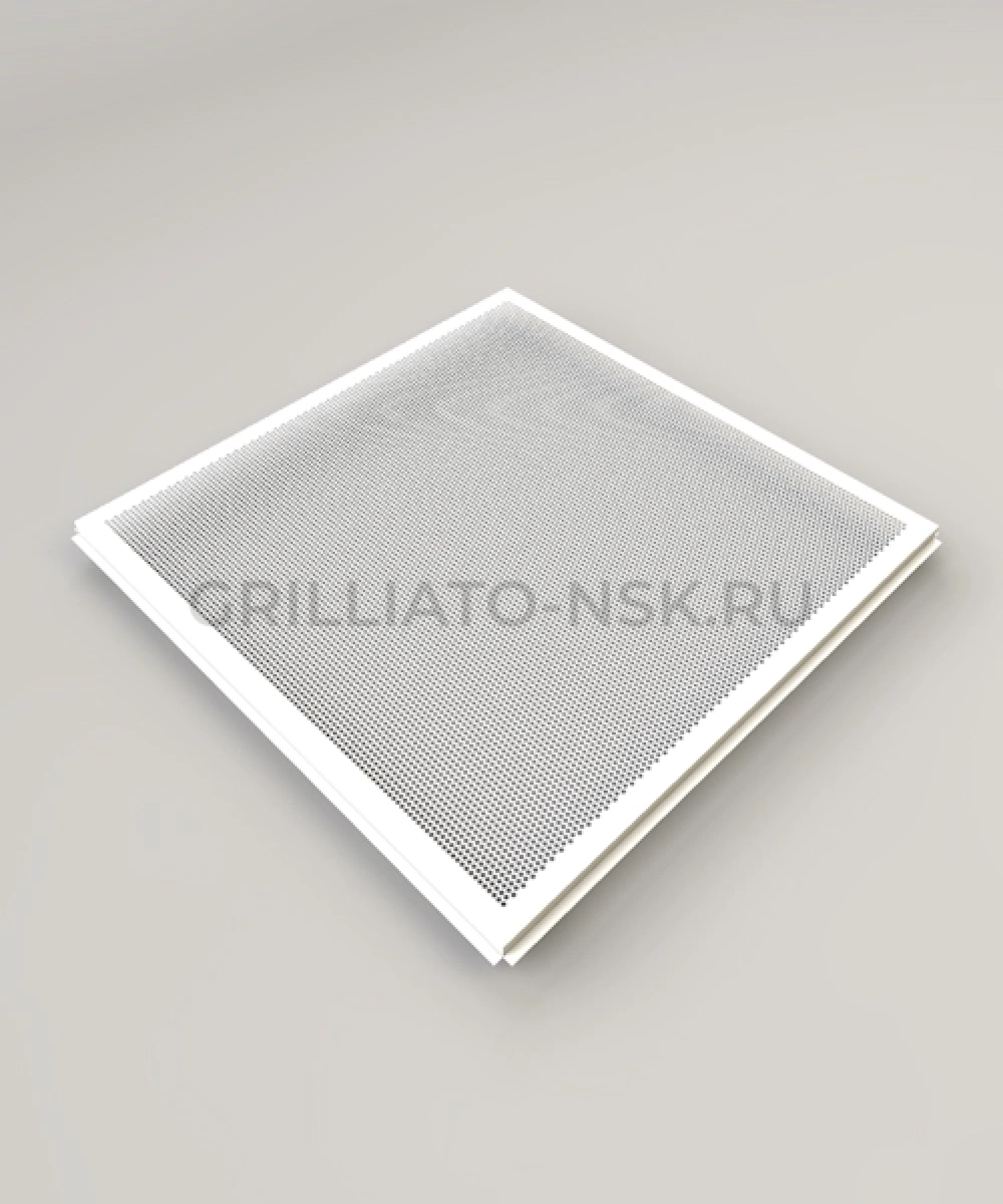 Кассетный потолок с круглой перфорацией 600x600