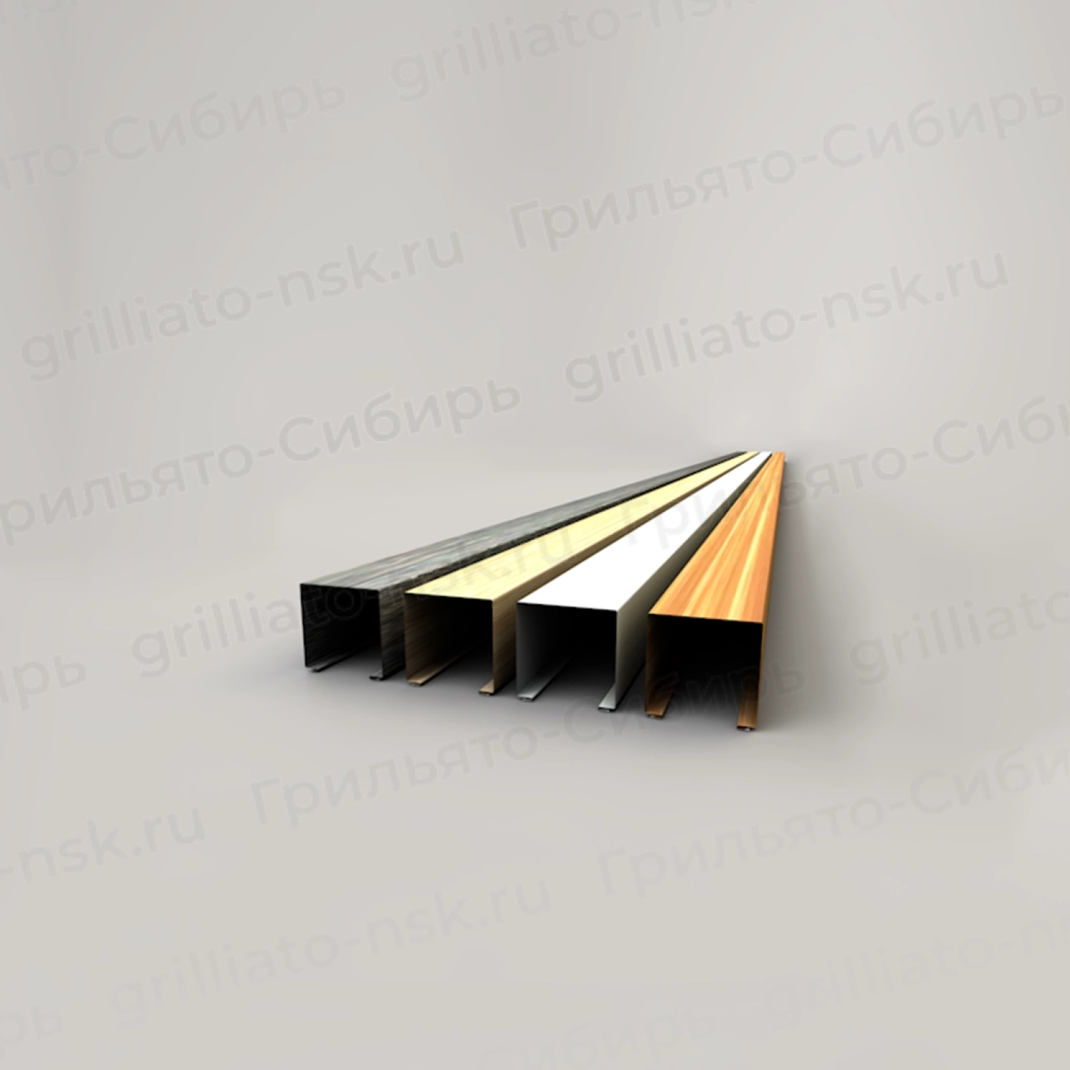 Кубообразный потолок - Панель Мультикуб 50/50 под дерево