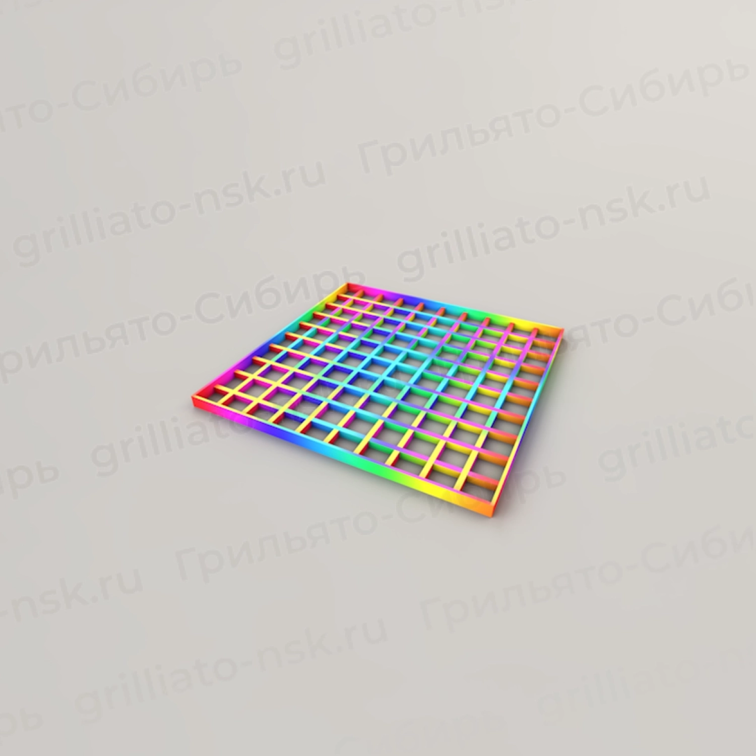 Потолок грильято разноуровневый 60x60 по каталогу ral