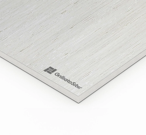 Панель ГКЛ с ПВХ покрытием Сиам грей RAL-7047 гипсокартонный лист