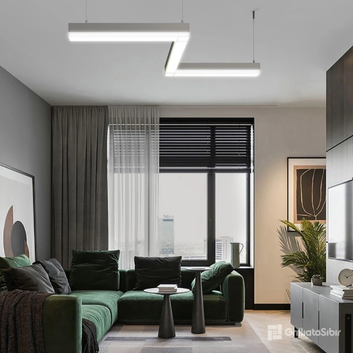 Светильник линейный 590x70x55 - 18w